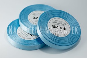 Wstążka satynowa 12mm/32mb - 8099 błękitny