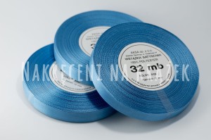 Wstążka satynowa 12mm/32mb - 8105 niebieski