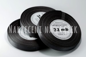 Wstążka satynowa 12mm/32mb - 8140 grafitowy