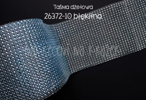 Taśma dżetowa błękitna 12cm szer x10cm