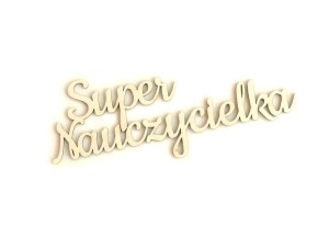 Tekturka - Super Nauczycielka - duży 