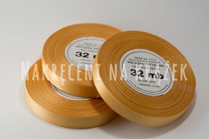 Wstążka satynowa 50mm/32mb - 8015 jasna brzoskwinia/herbaciany
