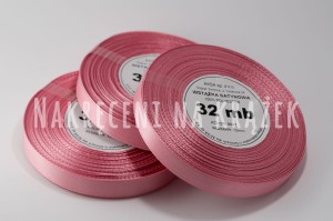 Wstążka satynowa 50mm/32mb - 8047 różowo-wrzosowy