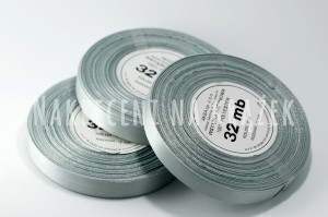 Wstążka satynowa 25mm/32mb - 8136 szary gołębi
