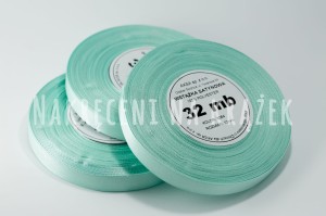 Wstążka satynowa 12mm/32mb - 8064 miętowy