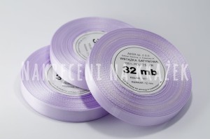 Wstążka satynowa 12mm/32mb - 8113 wrzosowy jasny