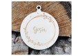 bombka dekoracja choinkowa grawerowana personalizowana 8cm sklejka wzór gosia.jpg