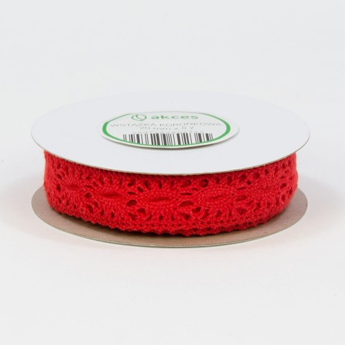 FS107-03-01 Wstążka koronka 20mm x 5y red czerwona.jpg