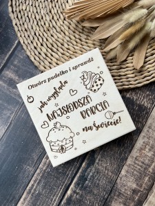 Pudełko Najsłodszej Babci z lusterkiem!