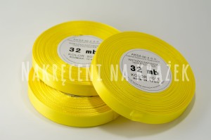 Wstążka satynowa 3mm/91mb - 8011 żółty