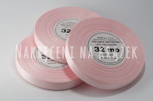 Wstążka satynowa 3mm/91mb - 8033 pudrowy róż