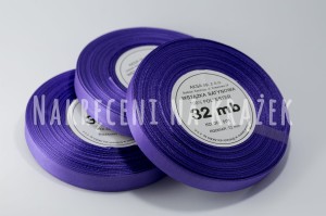 Wstążka satynowa 6mm/32mb - 8115 fioletowy