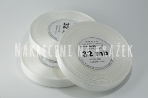 Wstążka satynowa 25mm/32mb - 8002 biały