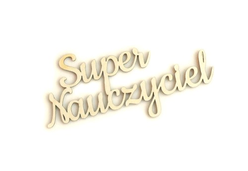 Tekturka Super NAuczyciel birmata beermata napis dzień nauczyciela szkoła.jpg