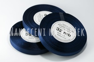 Wstążka satynowa 6mm/32mb - 8112 atramentowy