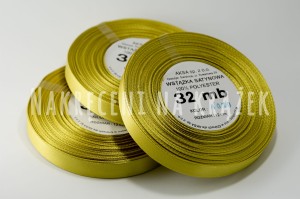Wstążka satynowa 50mm/32mb - 8070 oliwkowy