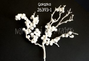 Gałązka z kuleczkami białymi