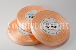 Wstążka satynowa 6mm/32mb - 8021 brzoskwiniowy