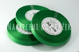 Wstążka satynowa 6mm/32mb - 8087 trawiasta zieleń
