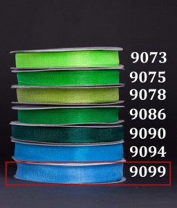 Wstążka szyfonowa 38mm/32mb - 9099 błękitny