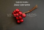 Kuleczki na piku czerwone
