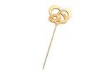 Pik Serce z obrączkami grawerowanymi